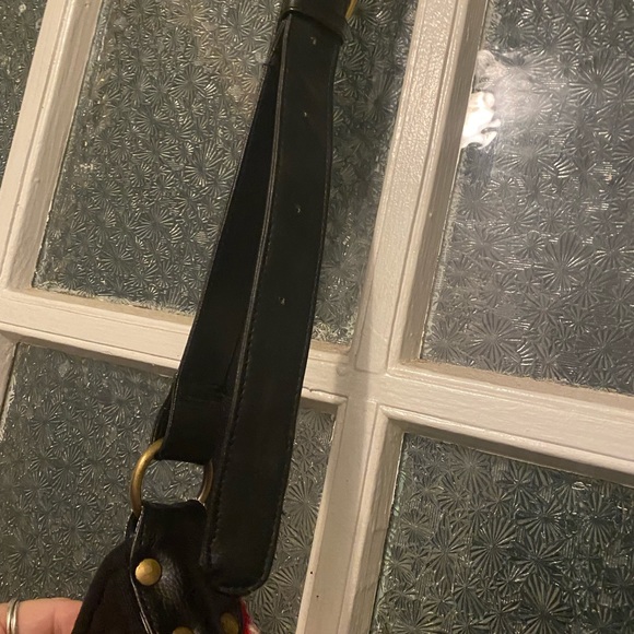 Forever 21 ~ Pendleton style “Carpet” Bag Purse w/black belt leather like strap! - Picture 8 of 15